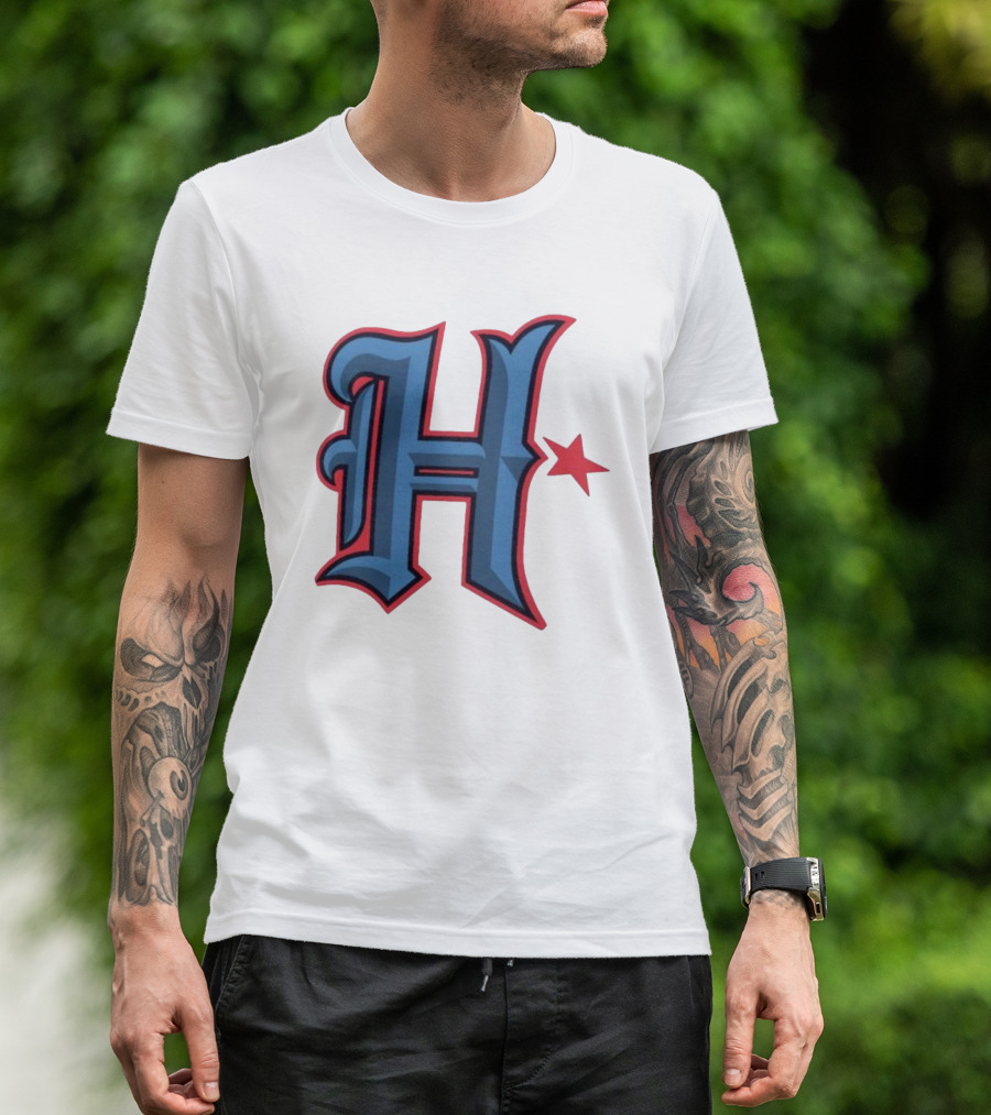 Houston Texans H Logo With Star T-Shirt
