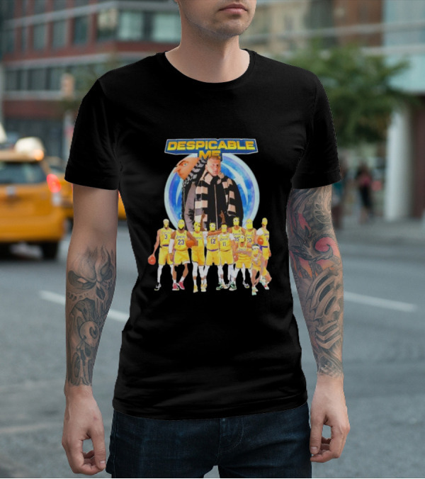 Despicable Me Nikola Jokic Los Angeles Lakers Minion Team T-Shirt