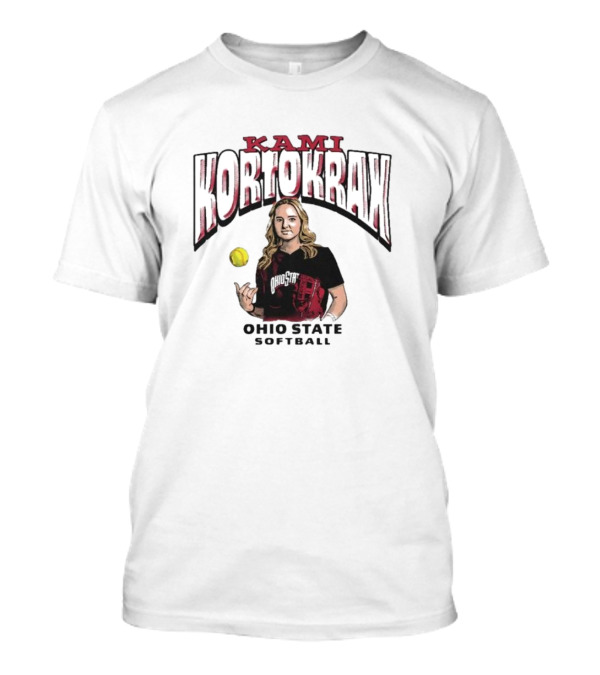 Kami Kortokrax Ohio State Softball Champion T-Shirt