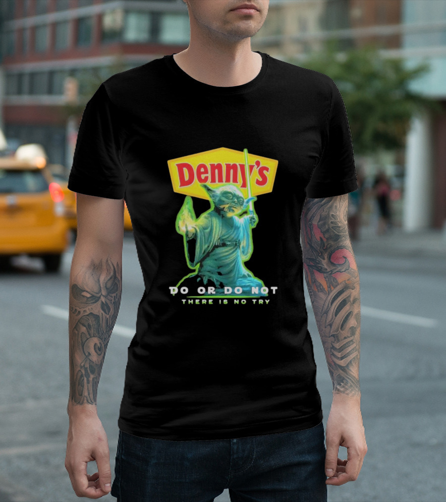 Yoda Star Wars Denny’s Do or Do Not There Is No Try T-Shirt