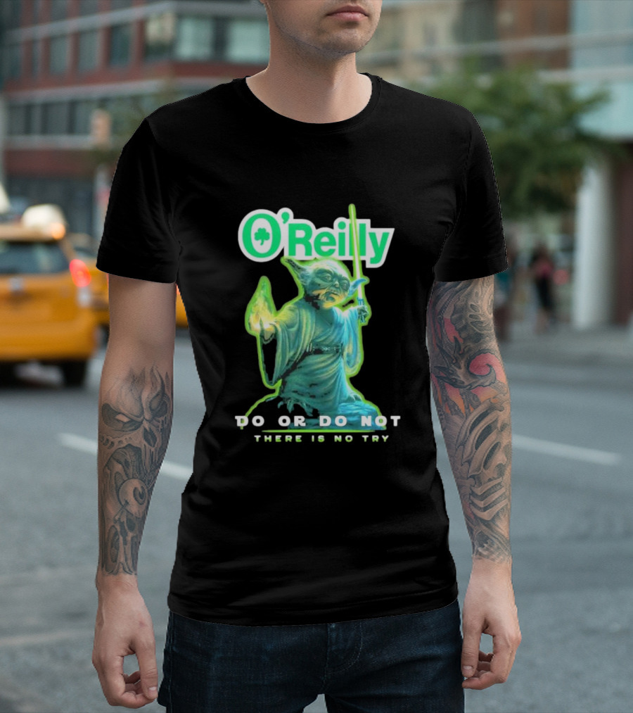 O'Reilly Yoda Star Wars Do or Do Not There Is No Try T-Shirt