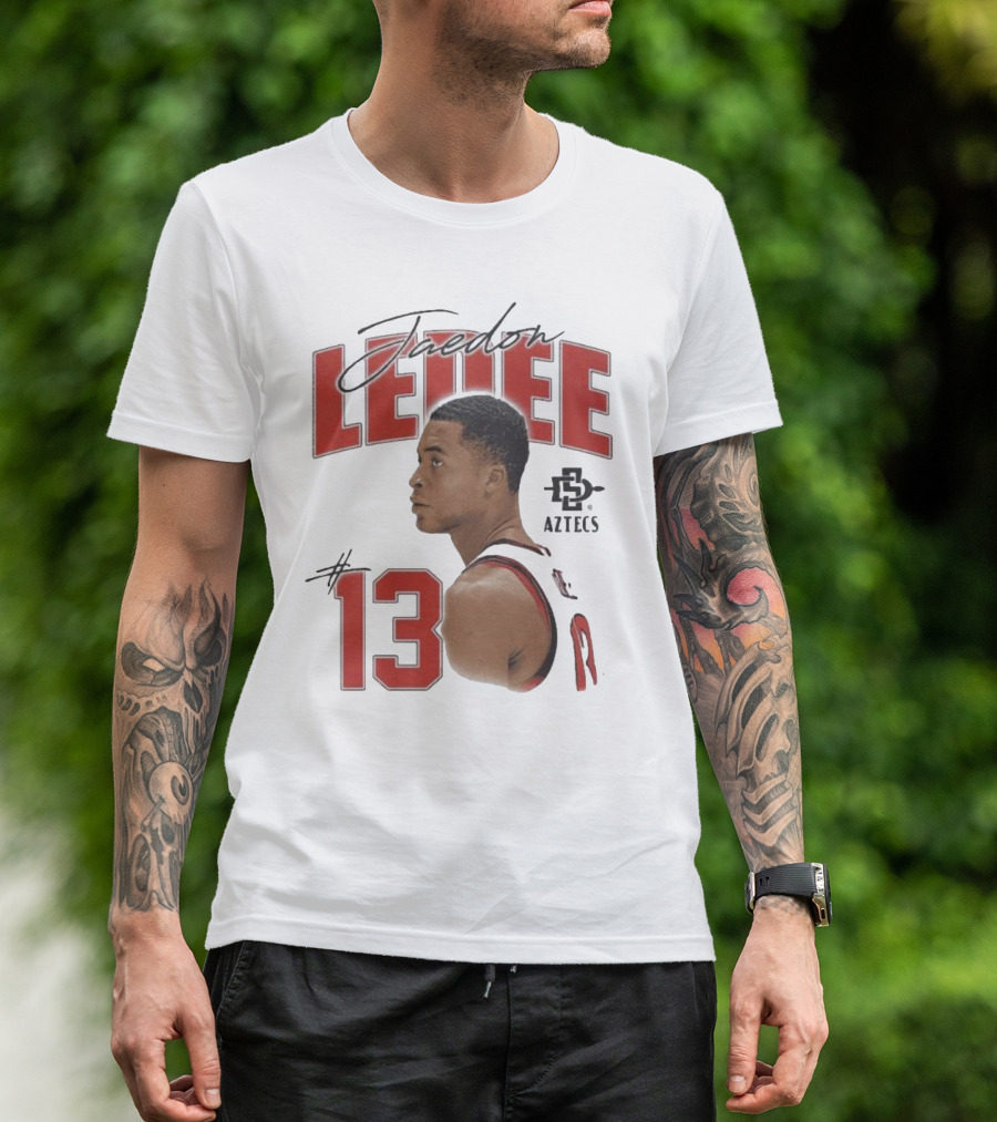 San Diego State Aztecs Jaedon Ledee 13 T-Shirt
