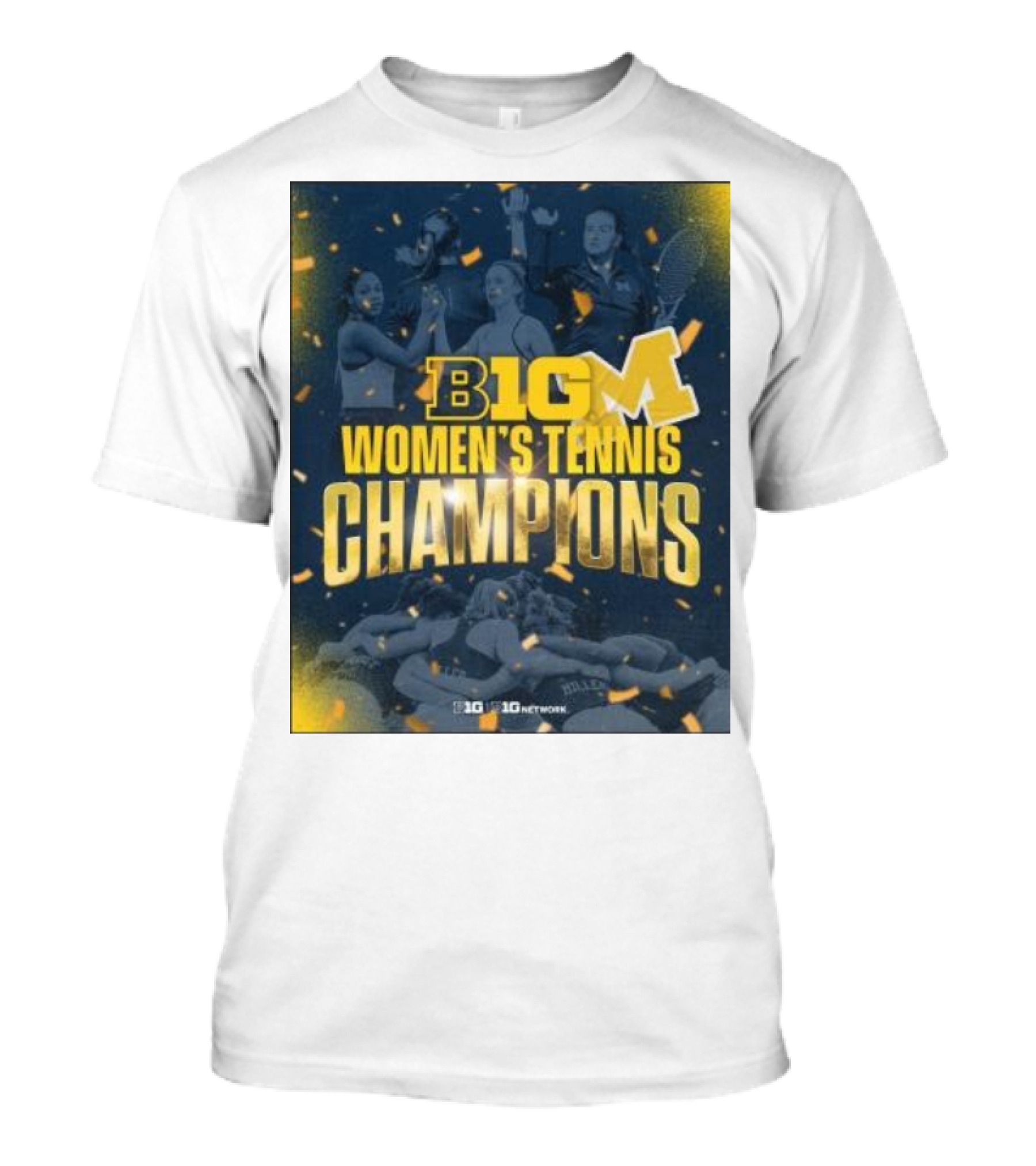 Michigan Big Ten Women's Tennis Champions T-Shirt