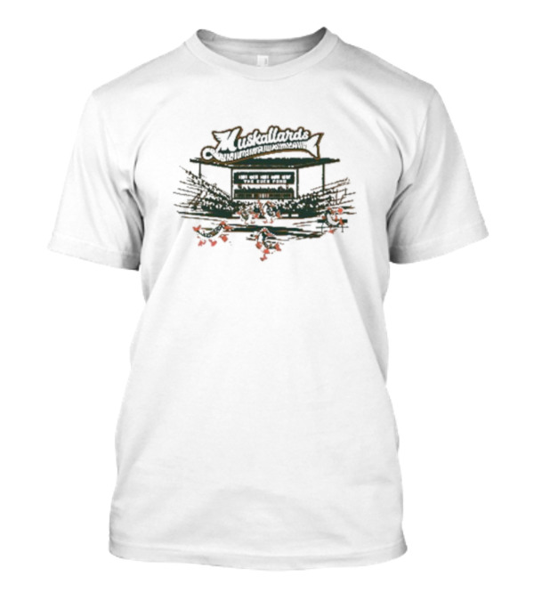 Muskallard Stadium Pocket Sand Retro Sports Venue T-Shirt