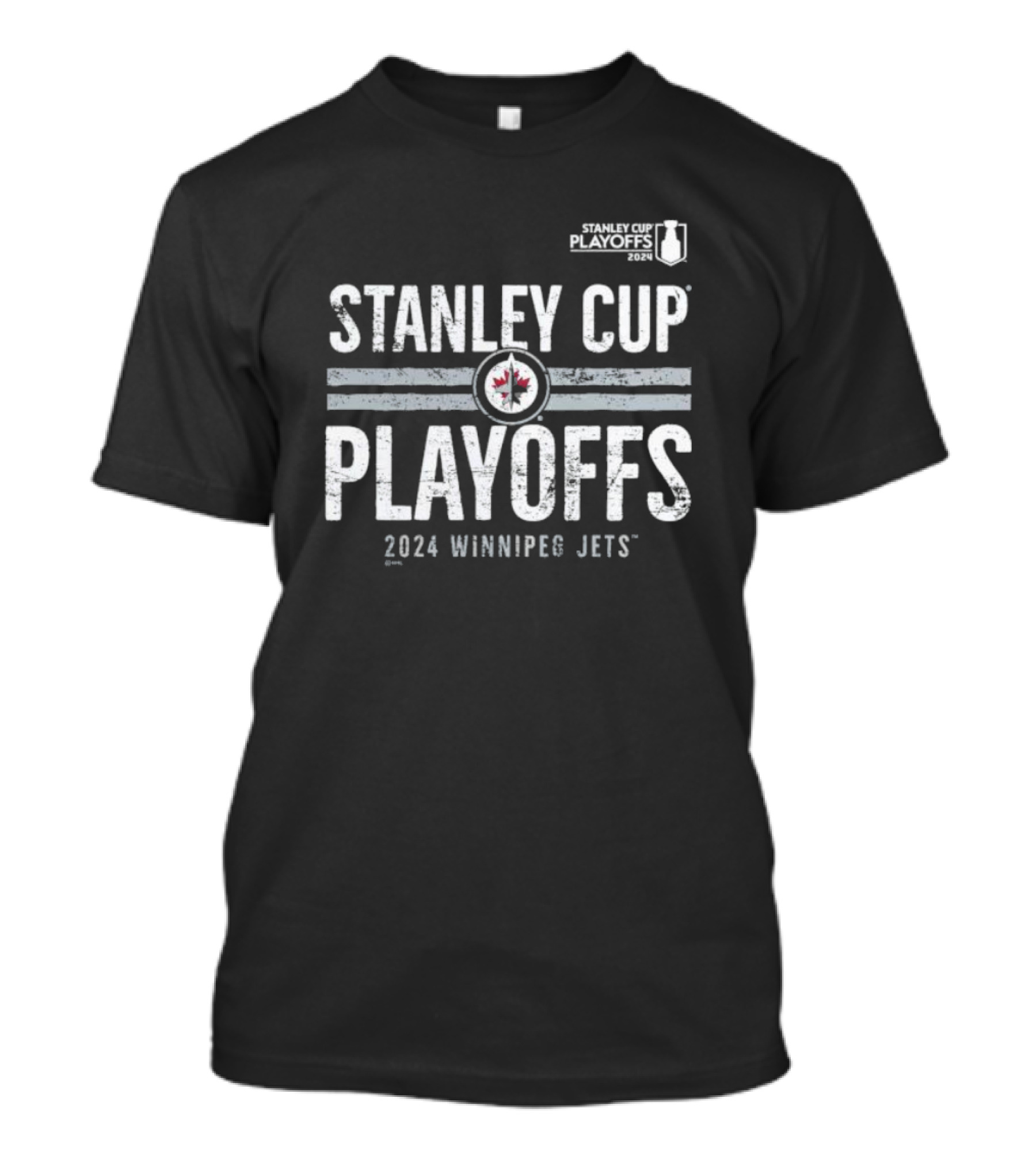 Winnipeg Jets 2024 Stanley Cup Playoffs Crossbar T-Shirt