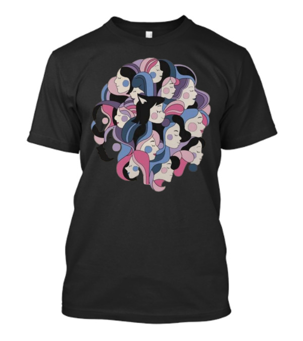 Women’s Day Mewtripled Multicolored T-Shirt