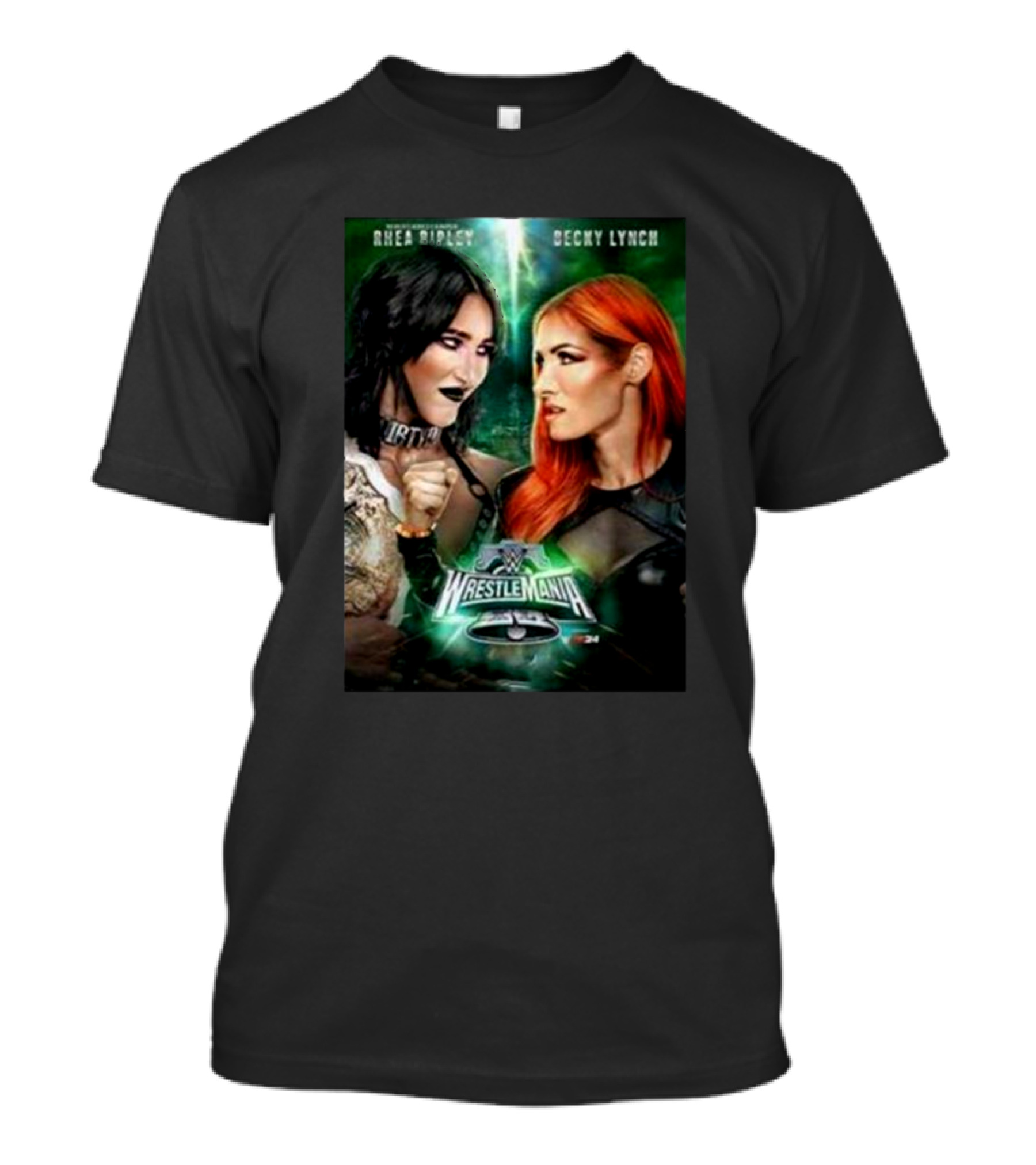 Rhea Ripley Vs Becky Lynch WrestleMania WWE Showdown Women's World Champion T-Shirt