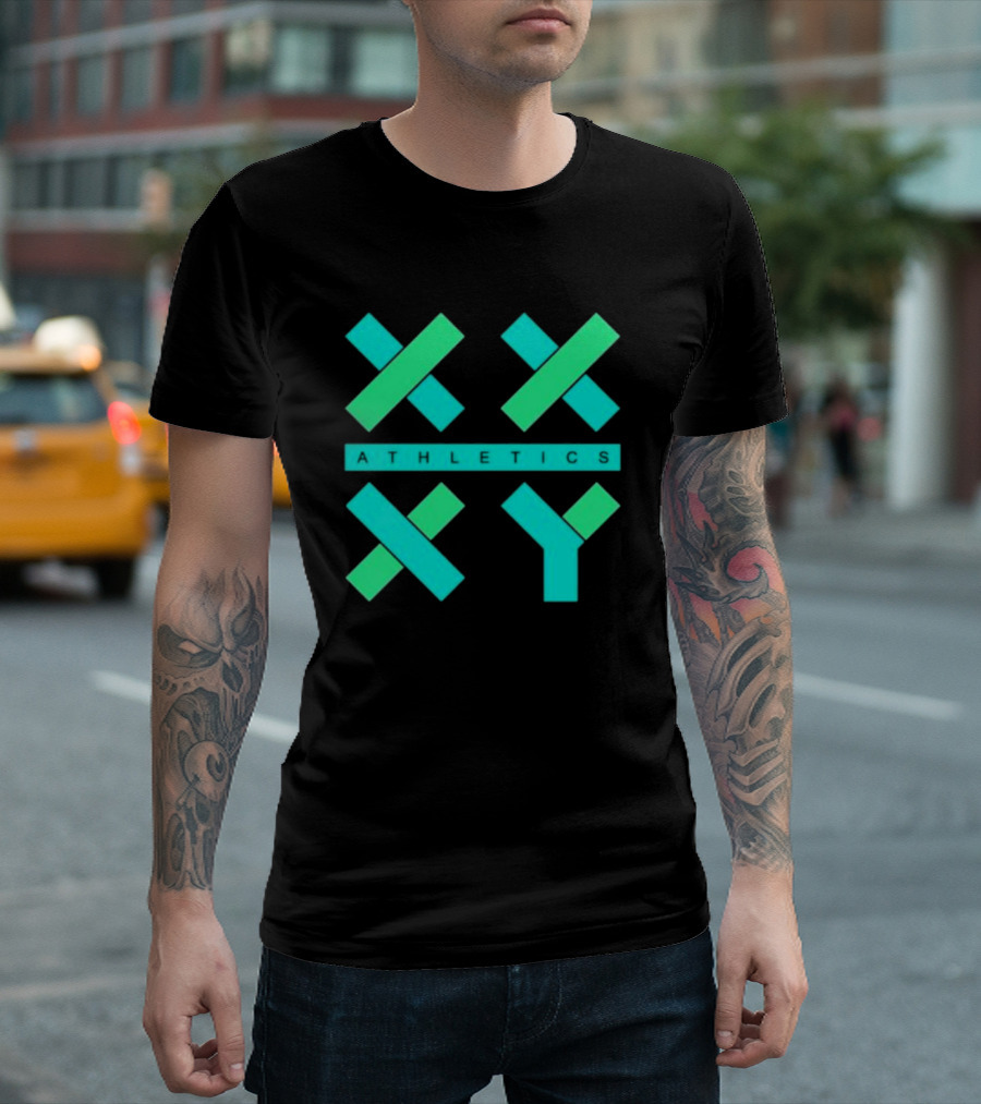 Xx Xy Athletics Neon Geometric T-Shirt