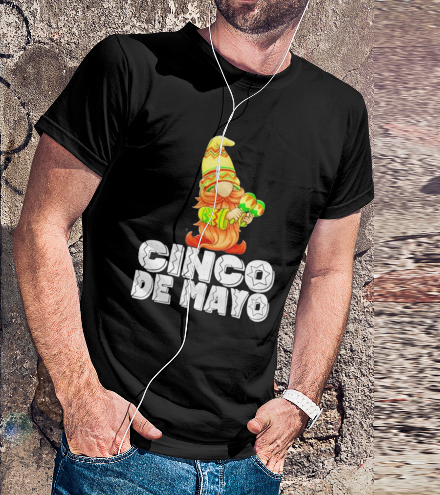 Cinco De Mayo 2024 Gnome With Maracas T-Shirt