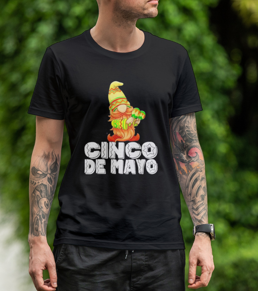 Cinco De Mayo 2024 Gnome With Maracas T-Shirt