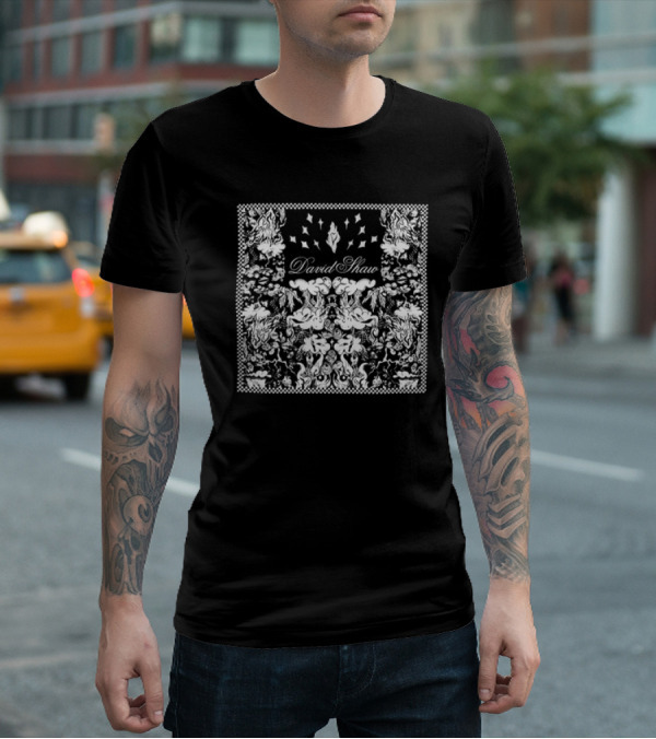 David Shaw Symmetrical Black White T-Shirt
