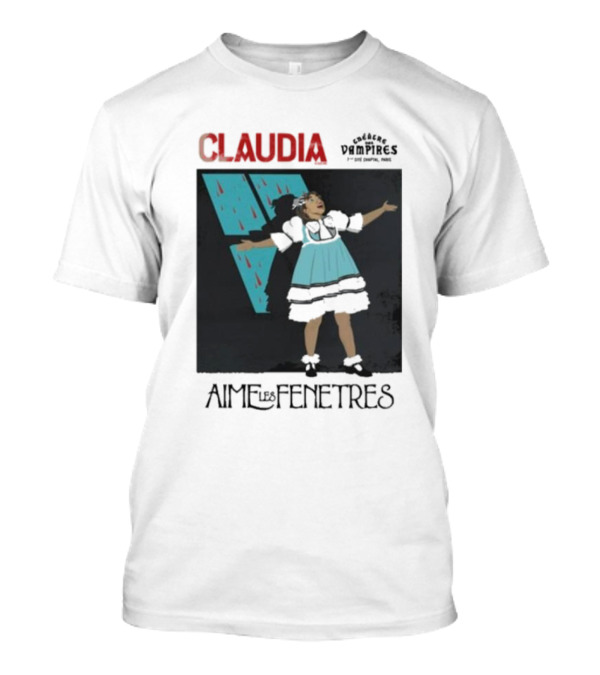 CLAUDIA Aime Les Fenêtres Chroniques Des Vampires T-Shirt