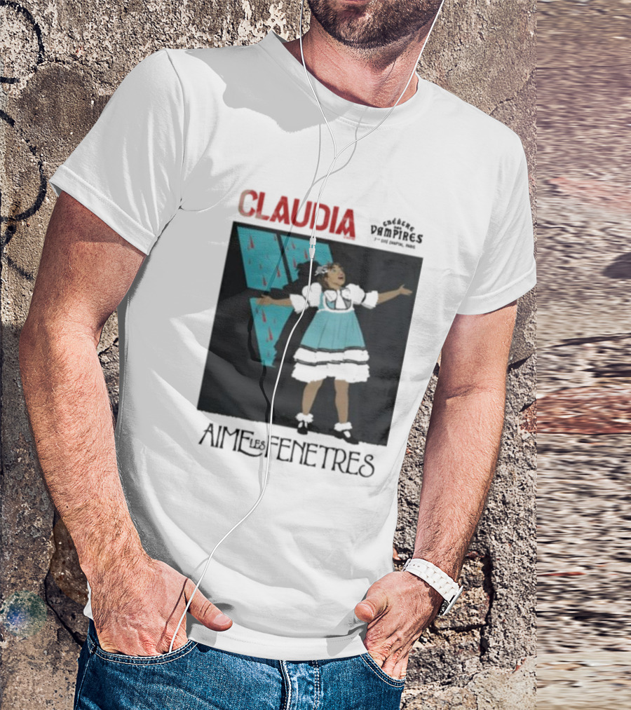 CLAUDIA Aime Les Fenêtres Chroniques Des Vampires T-Shirt