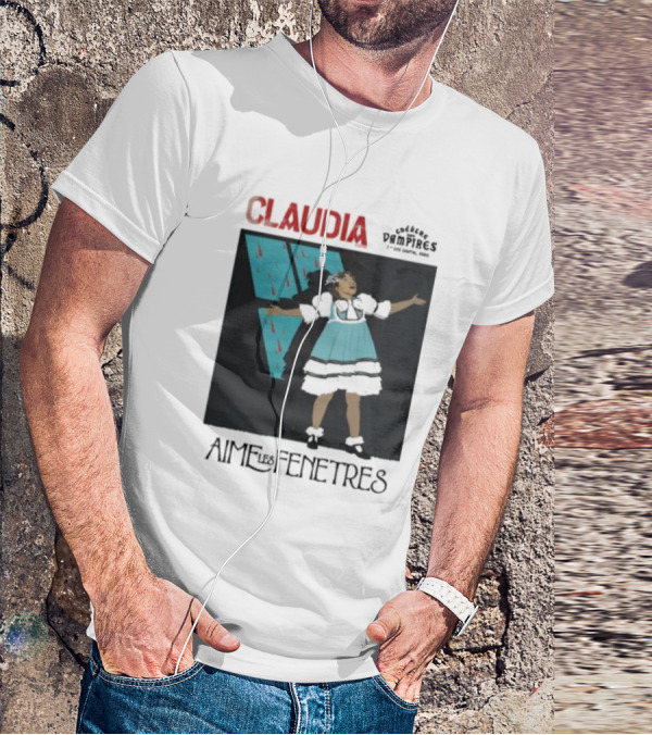 CLAUDIA Aime Les Fenêtres Chroniques Des Vampires T-Shirt