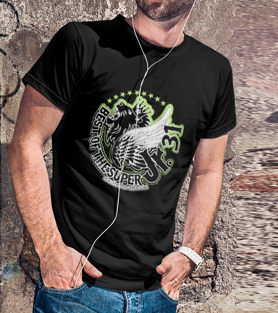 Best Of The Super Jr 31 New Japan Pro Wrestling Winged Lion T-Shirt
