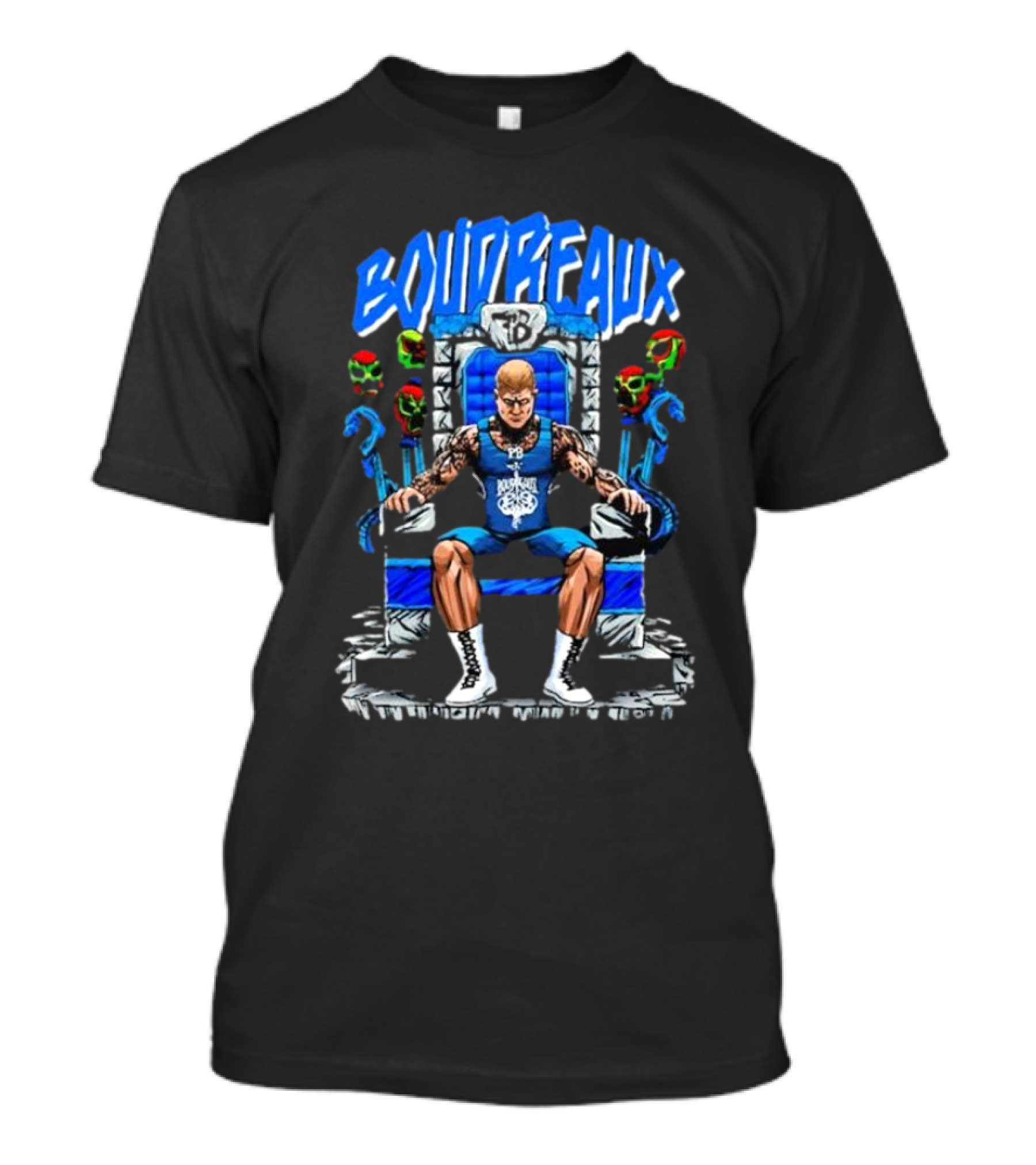 BFD Boudreaux Throne With Skulls And Crossbones T-Shirt