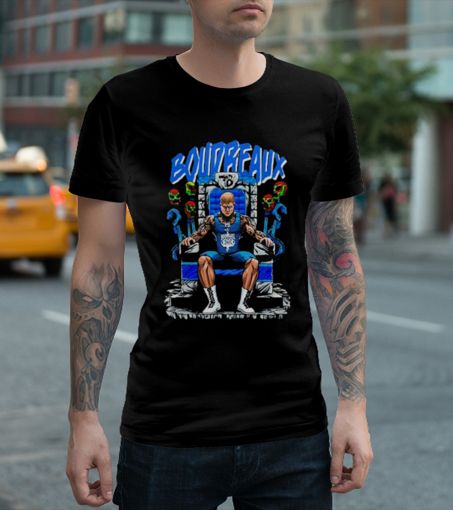BFD Boudreaux Throne With Skulls And Crossbones T-Shirt