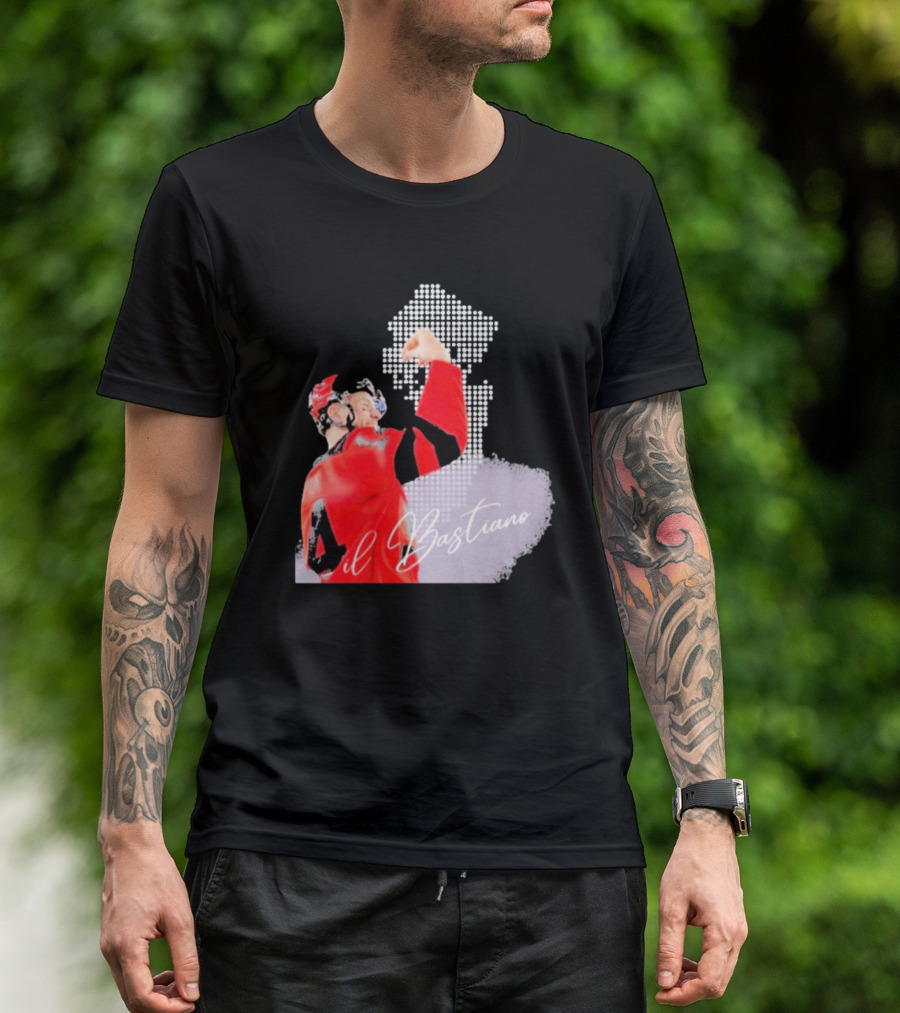 Il Bastiano Number 4 Hockey Celebration Signature T-Shirt