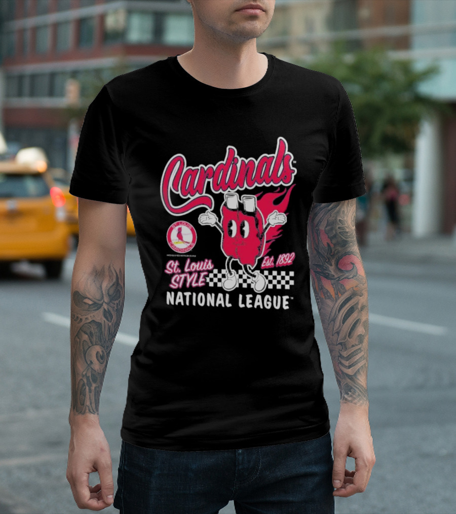 Cardinals St. Louis Style National League Est. 1892 T-Shirt