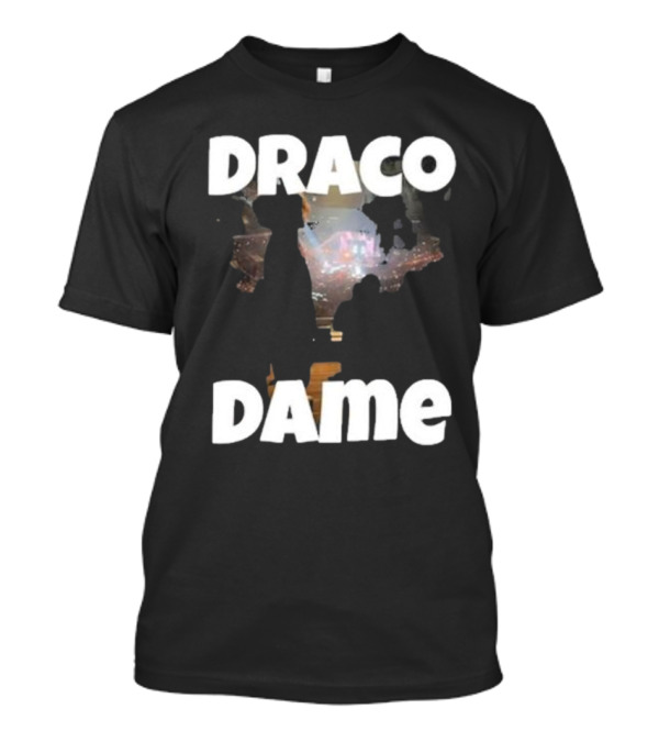 Draco Dame Basketball Arena Silhouette Scene T-Shirt