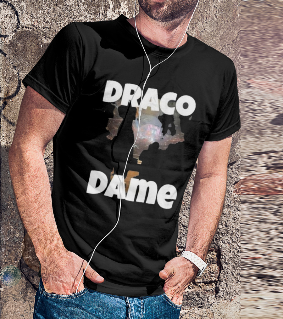 Draco Dame Basketball Arena Silhouette Scene T-Shirt