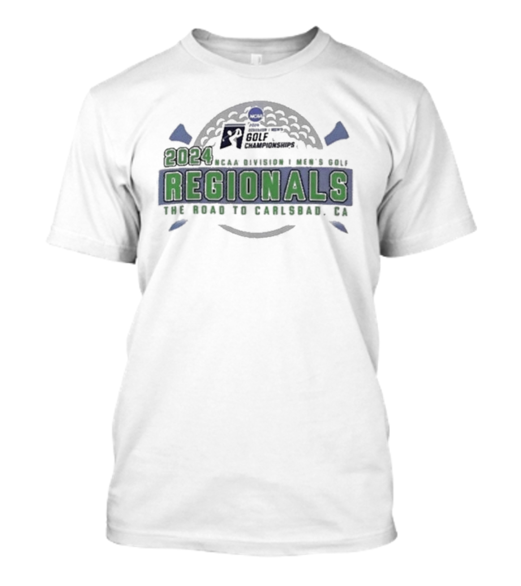 NCAA Division I Men’s Golf Regionals 2024 The Road To Carlsbad CA T-Shirt
