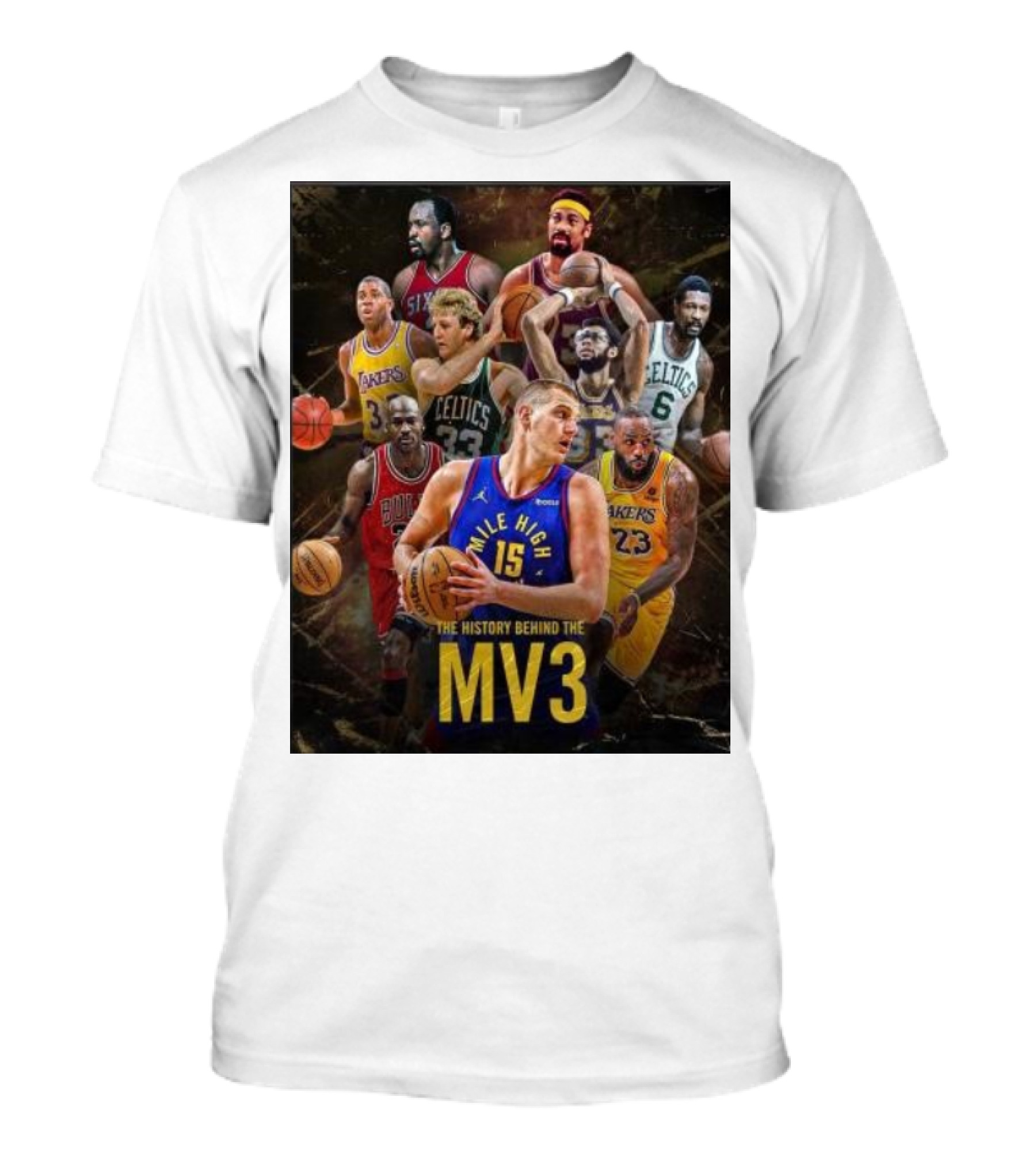 Mile High MV3 The History Behind The 3 Times MVP Iconic Players T-Shirt