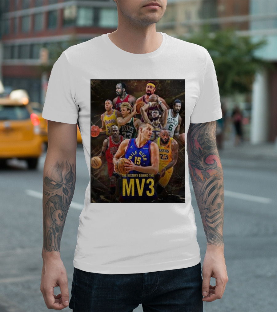 Mile High MV3 The History Behind The 3 Times MVP Iconic Players T-Shirt
