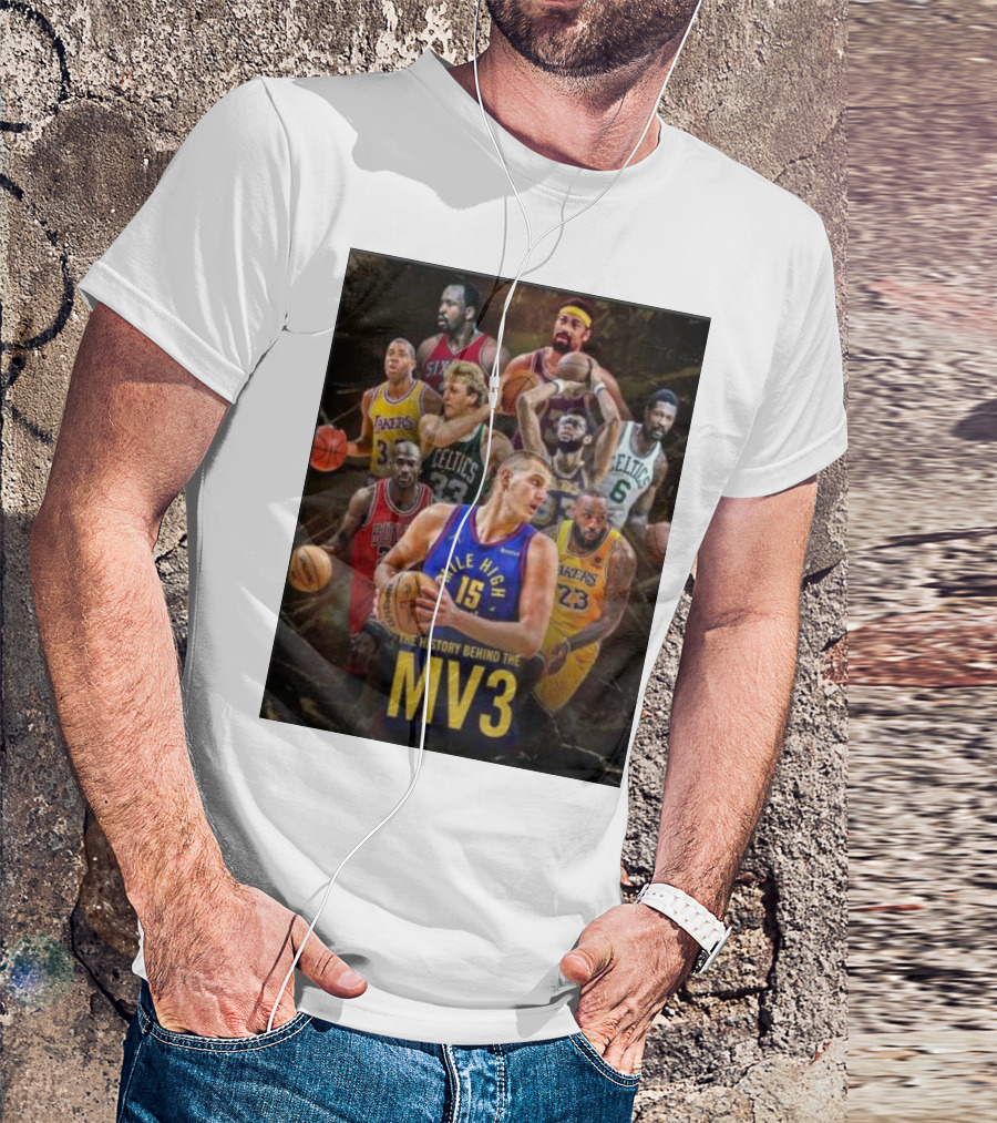 Mile High MV3 The History Behind The 3 Times MVP Iconic Players T-Shirt