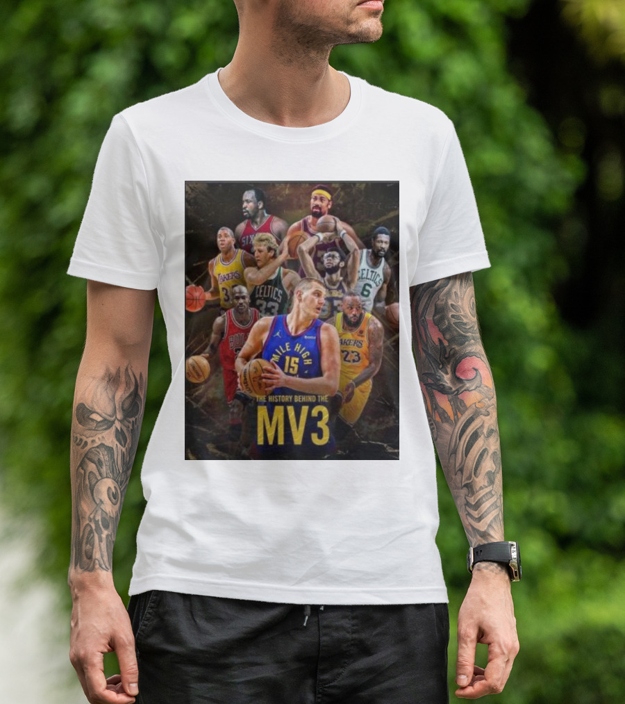 Mile High MV3 The History Behind The 3 Times MVP Iconic Players T-Shirt