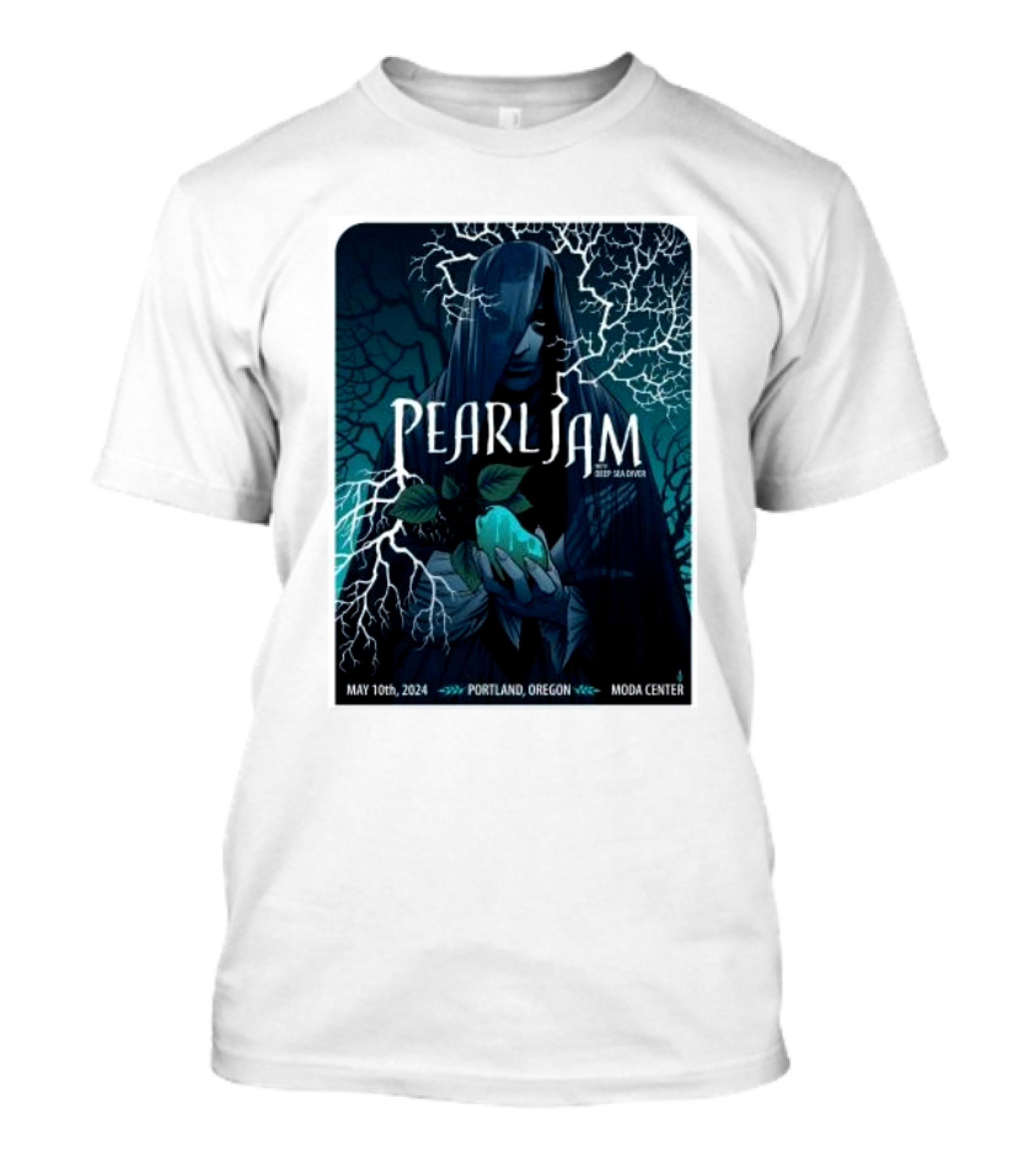 Pearl Jam Deep Sea Diver May 10th 2024 Portland Oregon Moda Center T-Shirt