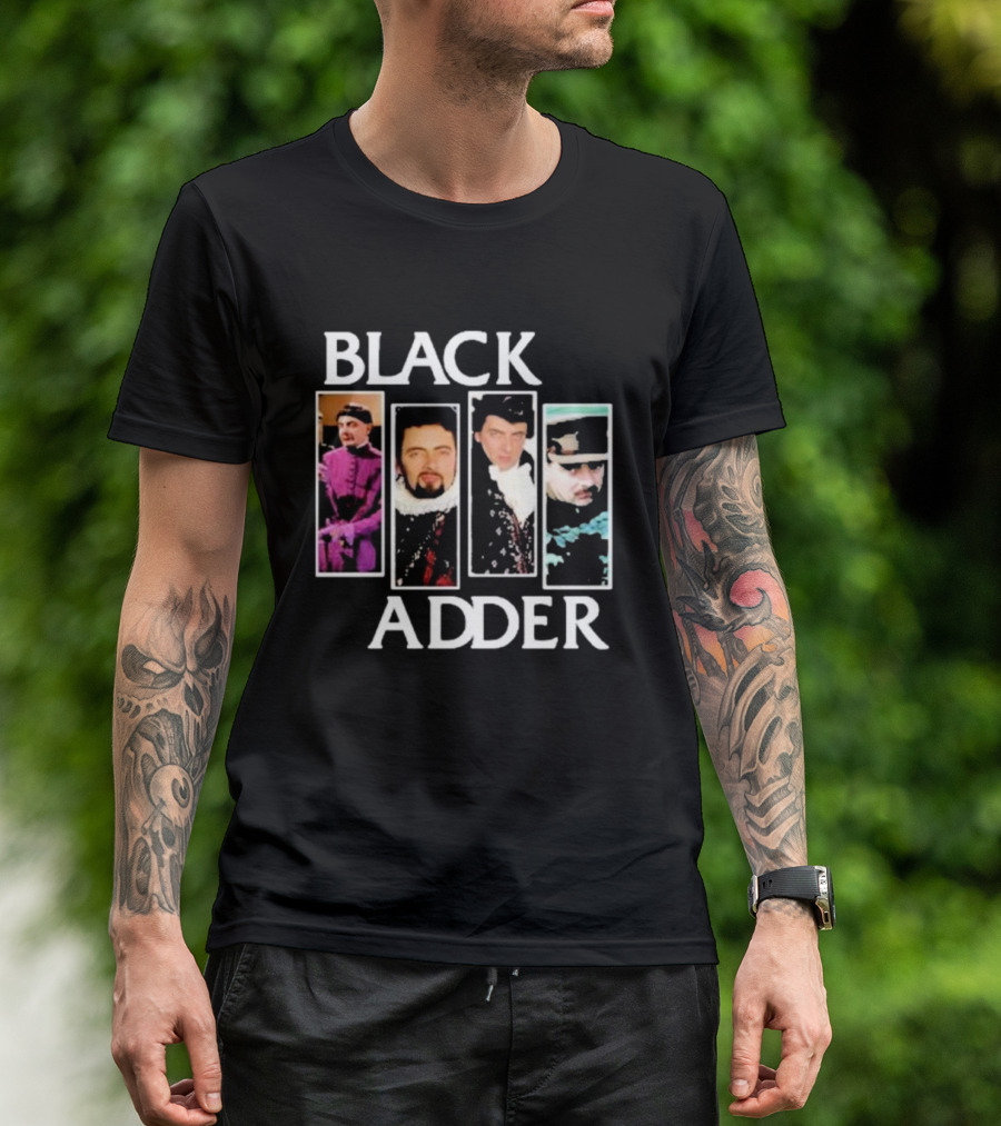 Black Adder Images Rowan Atkinson T-Shirt