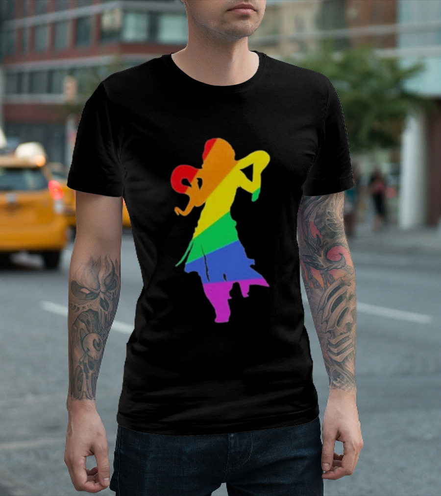 Abeardedhero Just Listen Rainbow T-Shirt