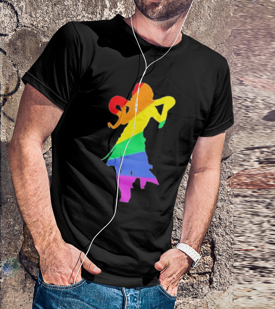 Abeardedhero Just Listen Rainbow T-Shirt