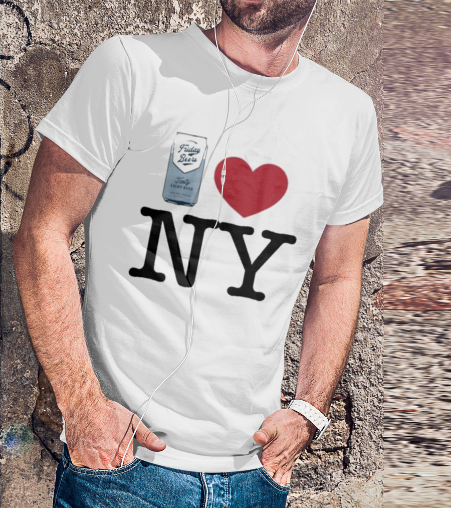 Friday Beers I Love NY T-Shirt