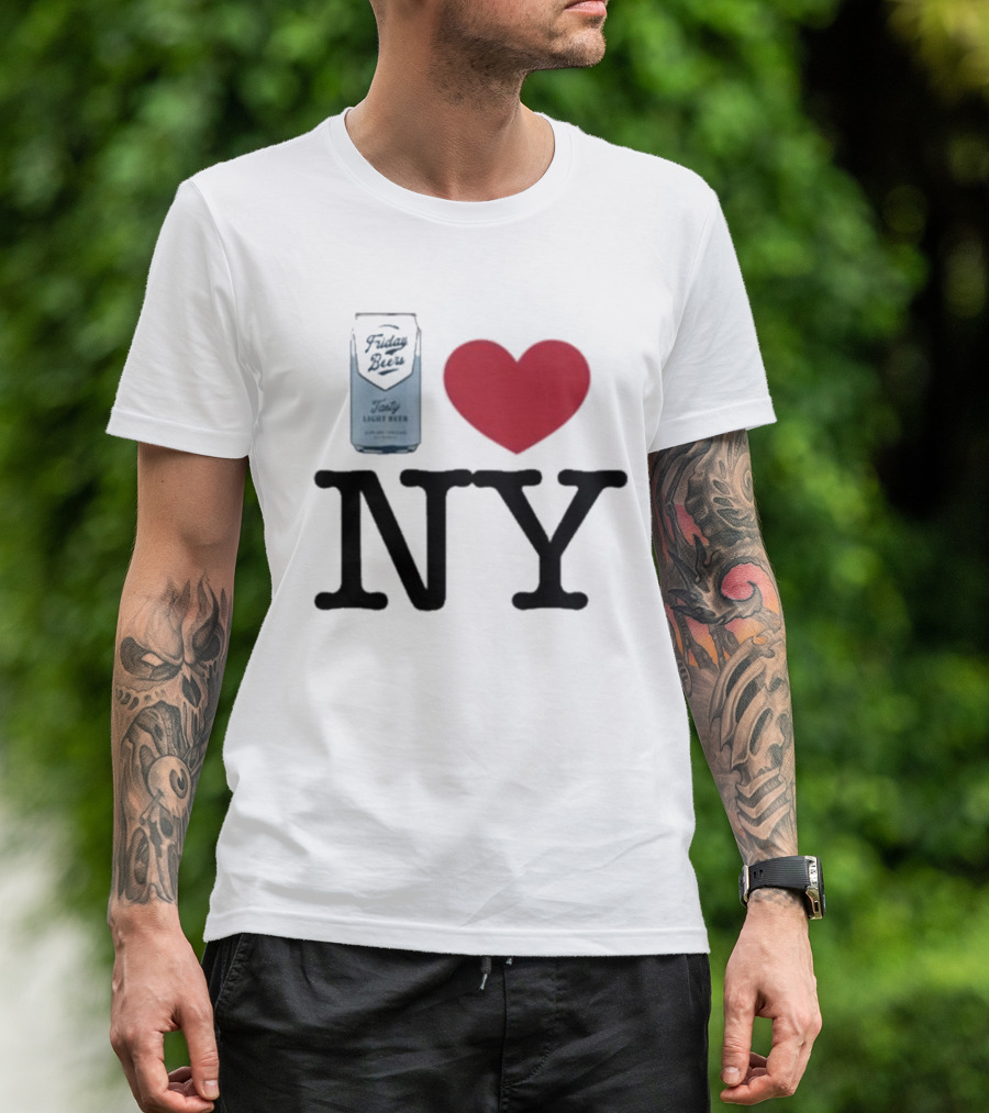 Friday Beers I Love NY T-Shirt