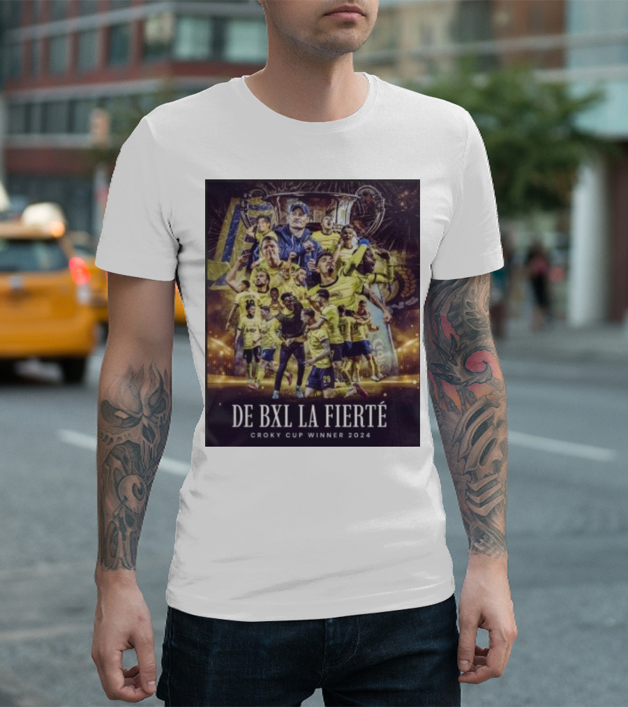De BXL La Fierté Union Saint-Gilloise Croky Cup Winner T-Shirt