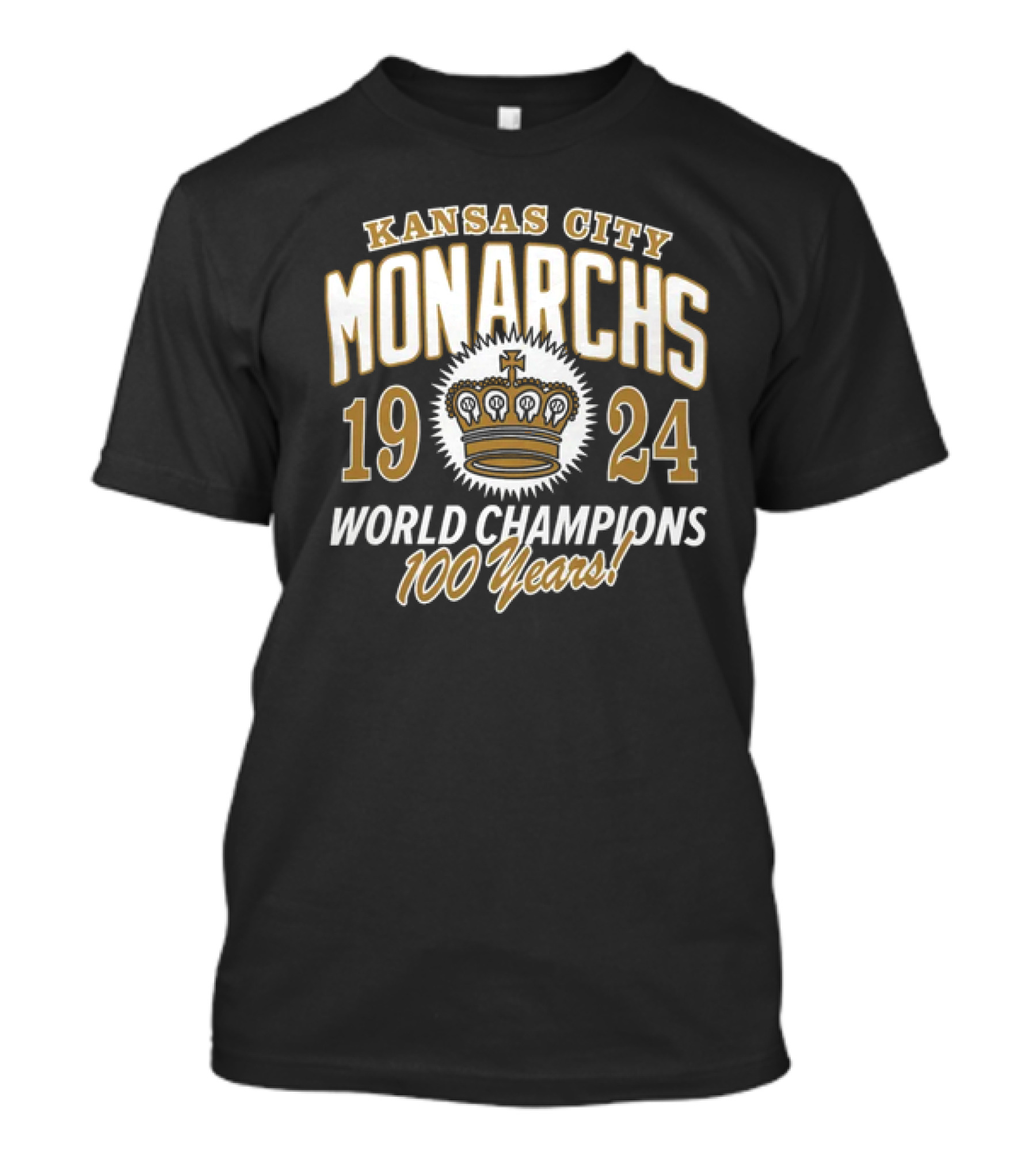 Kansas City Monarchs 1924 World Champions 100 Years Anniversary T-Shirt