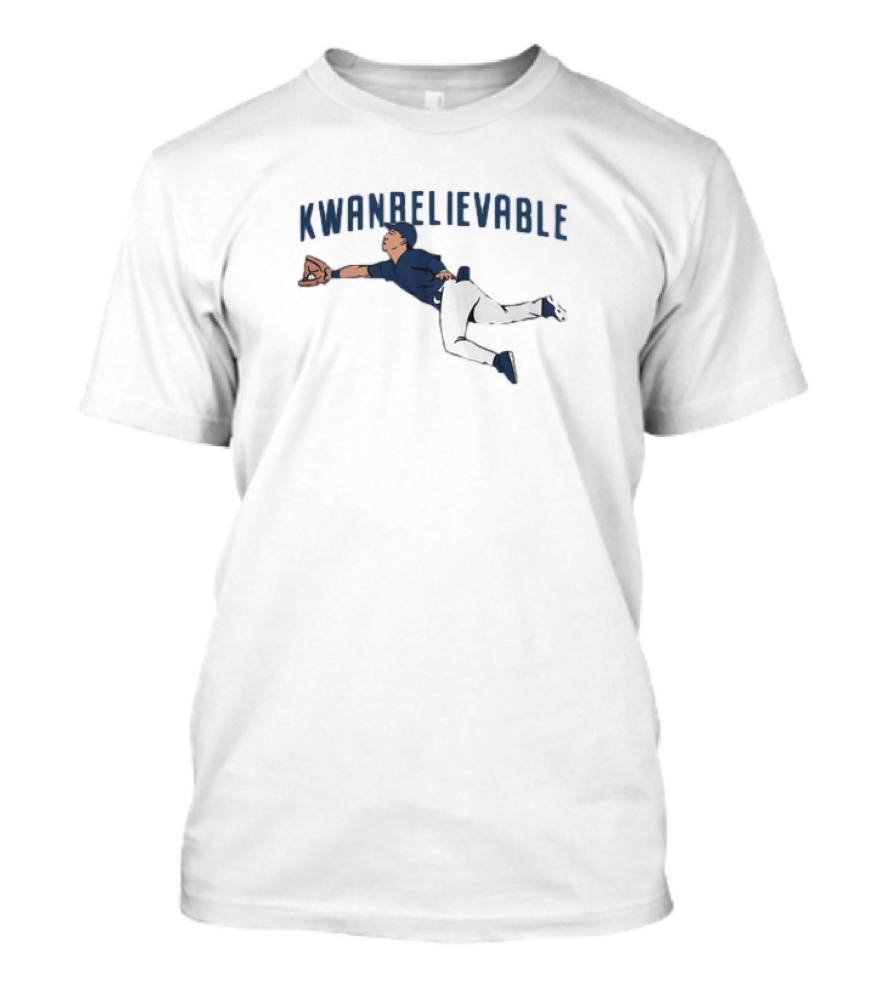 Kwanbelievable Cleveland Guardians Player Catch T-Shirt