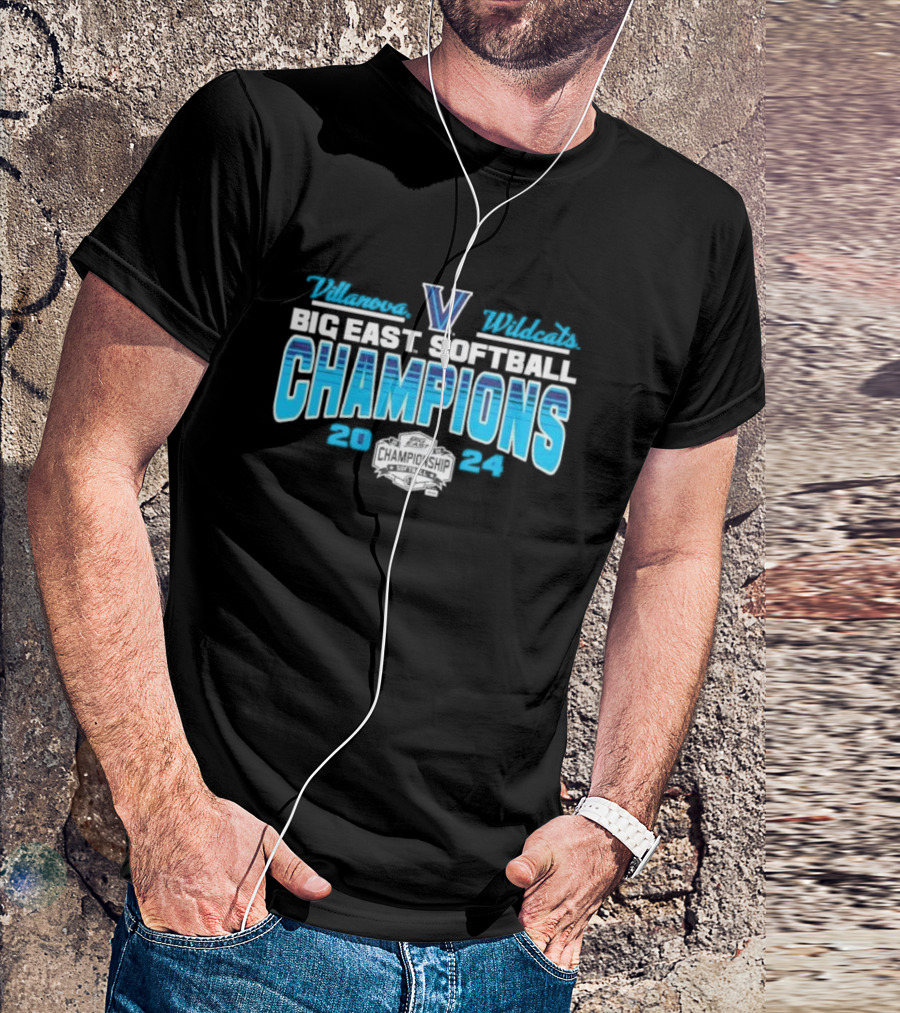 Villanova Wildcats Big East Softball Champions T-Shirt