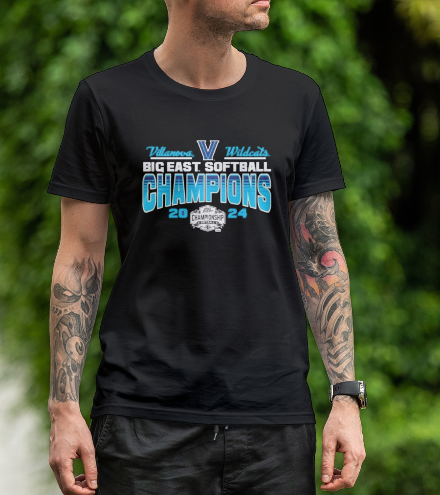 Villanova Wildcats Big East Softball Champions T-Shirt