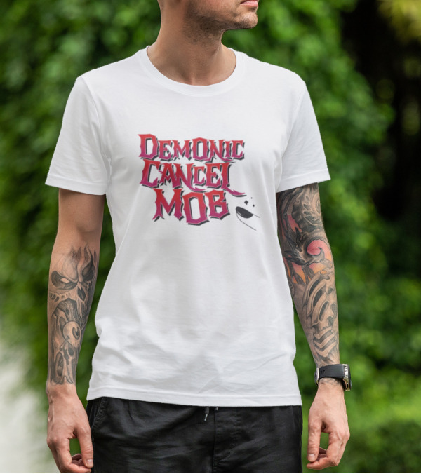Demonic Cancel Mob Vintage Gothic T-Shirt
