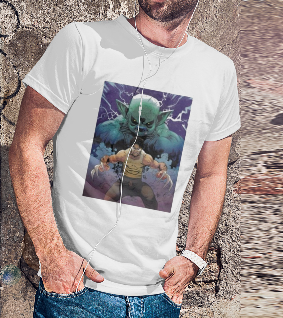 Rick Glassman Rick And Goblin Wolverine Style Fantasy T-Shirt