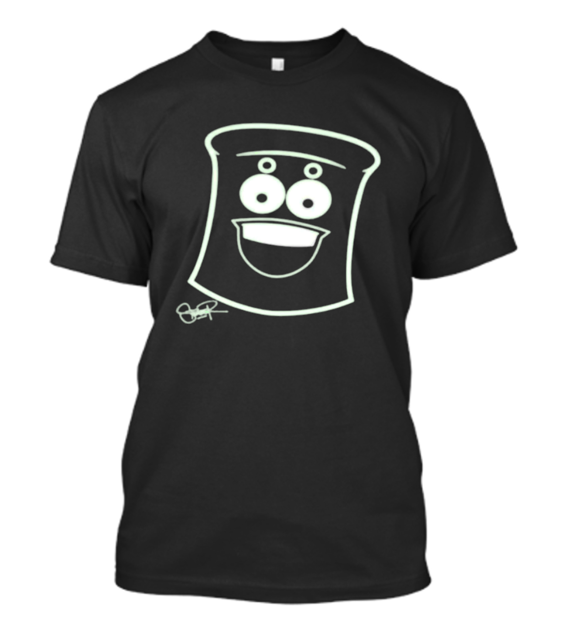 Curve Steamer Giveaway 2024 Smiling Cartoon Outline T-Shirt