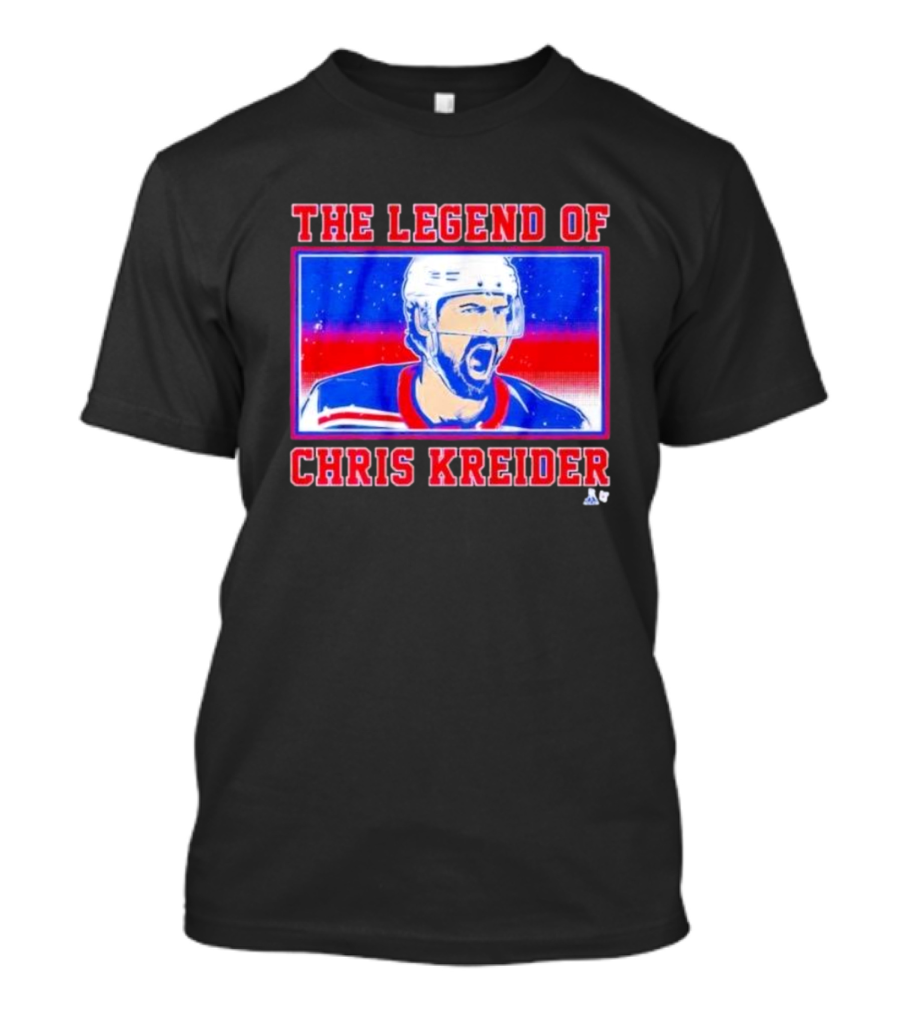 The Legend Of Chris Kreider Hockey Icon Burst T-Shirt