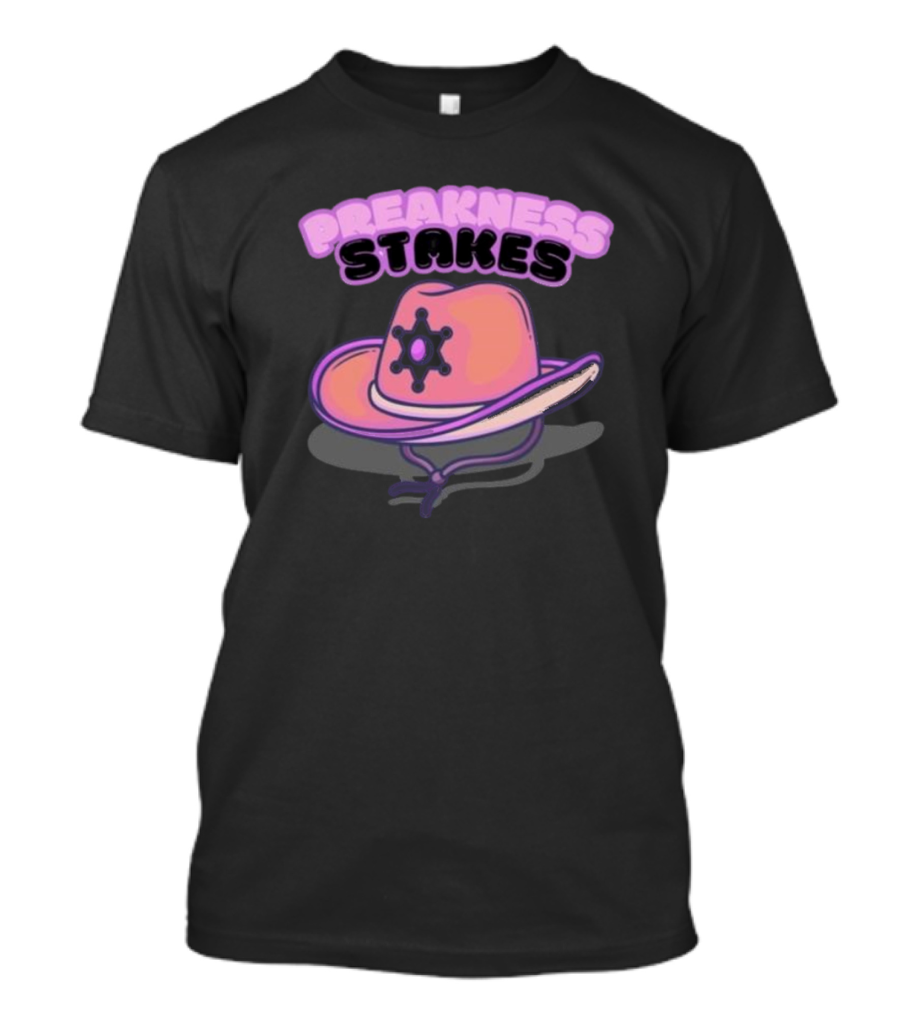 Preakness Stakes Cowboy Hat With Badge T-Shirt