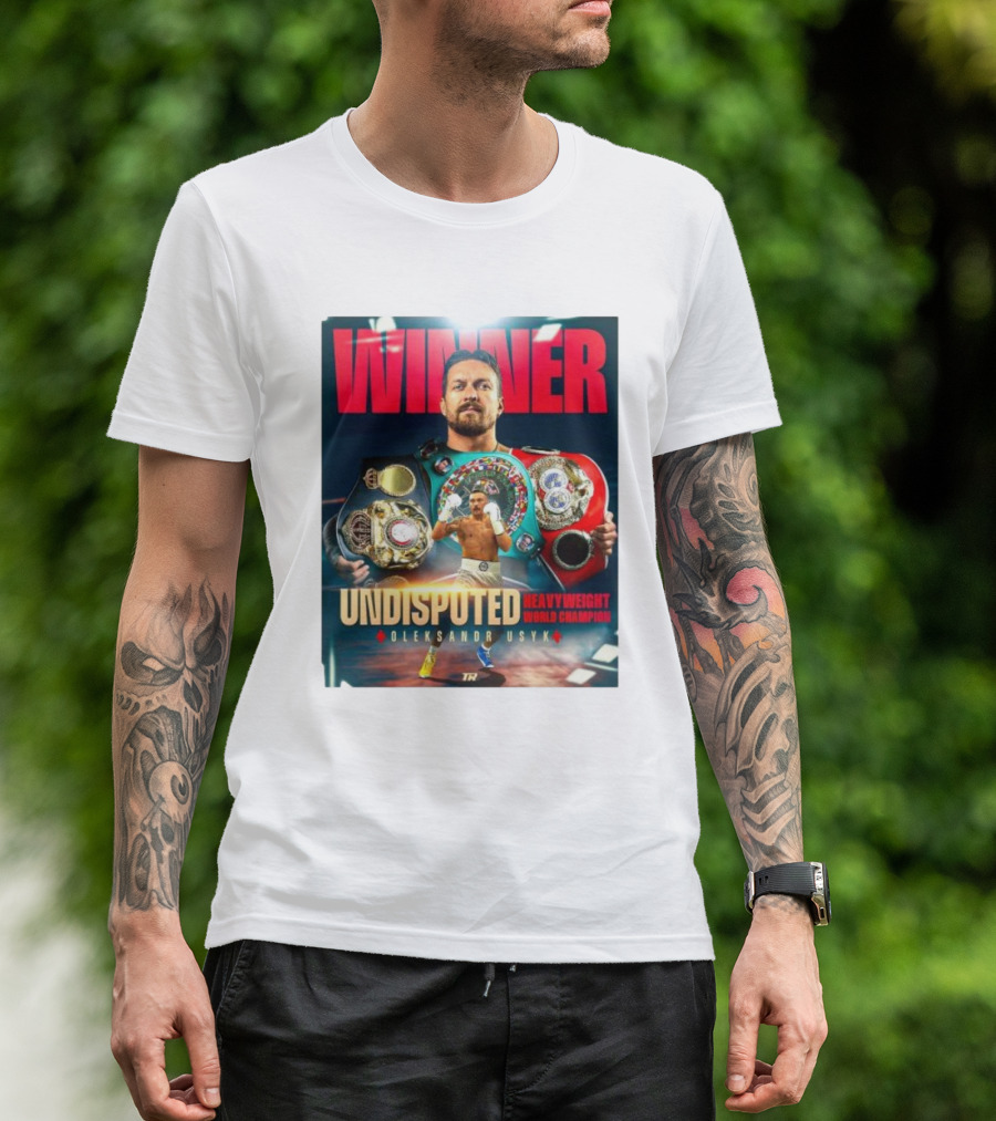 Winner Undisputed Heavyweight World Champion Oleksandr Usyk T-Shirt