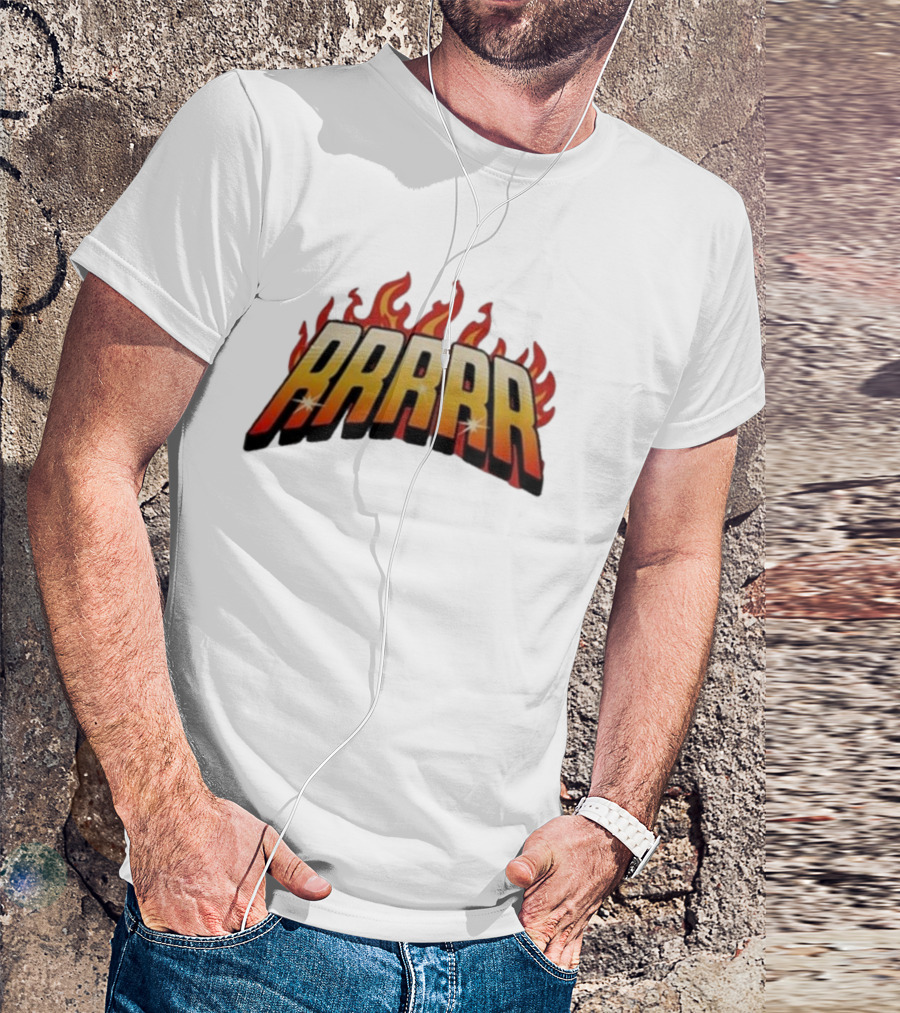 Rrrrrrr Top Slangteez Flames T-Shirt