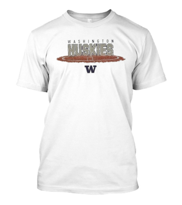 Washington Huskies Softball Pitcher’s Circle W T-Shirt