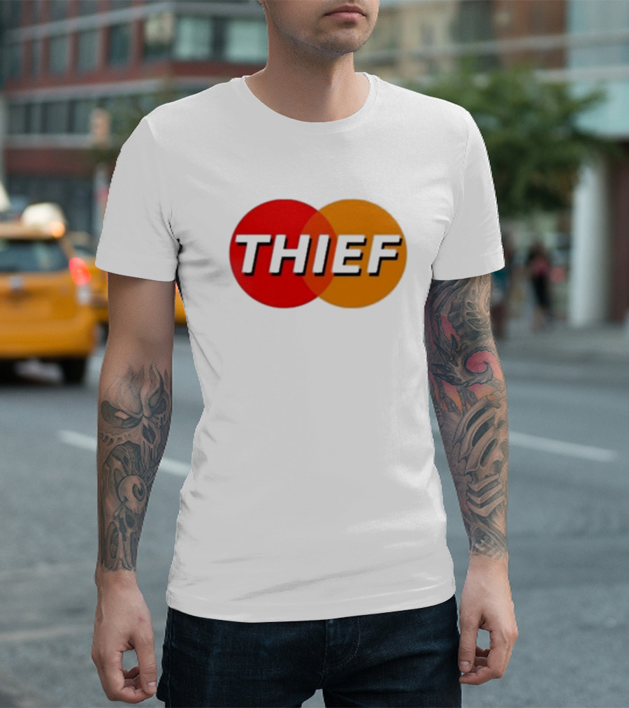 THIEF Logo Parody Mastercard T-Shirt